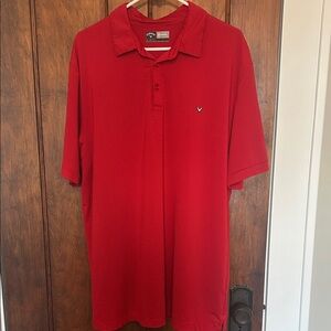 Callaway Vibrant Red Polo Shirt